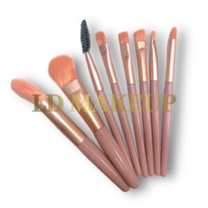 Set de brochas x8 c/estuche zip POR MAYOR