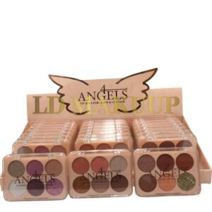 Paleta de sombras y glitter 4 Angels POR MAYOR ar1022