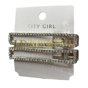 Broche X2 Strass City Girl 3964-7