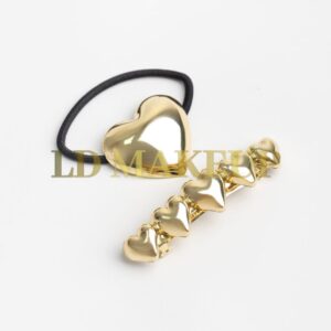 Set de trabita con colero dorado corazon CITY GIRL B-3632-29