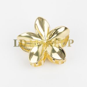Broche flor hawaiano dorado grande CITY GIRL B-3632-40