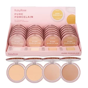 Polvo compacto Pure Porcelain Ruby rose Rosa