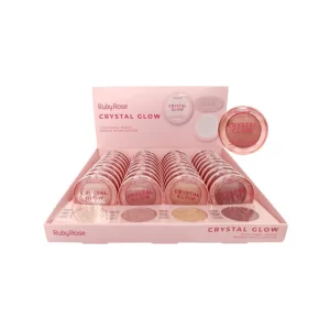 Iluminador en polvo Crystal Glow Ruby rose Rosa