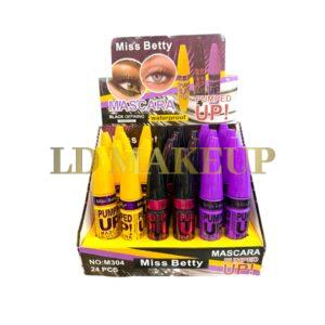 MASCARA DE PESTAÑAS PUMPED UP MISS BETTY 3 COLORES M304