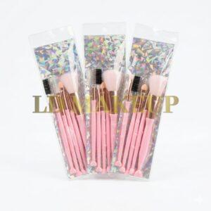 SET DE BROCHA ROSA MANGO CORAZON X5 PKY-B008-22
