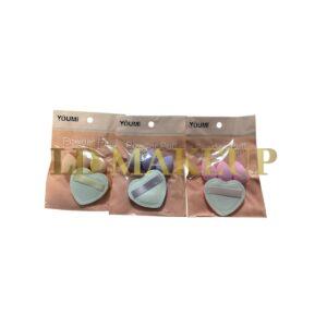 SET BORLA CORAZON+ 3 ESPONJITAS  YM-M13