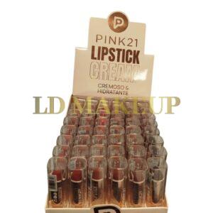 LIP STICK CREAM CREMOSO & HIDRATANTE  PINK21 CS6345